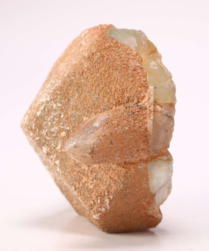 Quartz on Fluorite Crystal, Riemvasmaak, Northern Cape, South Africa