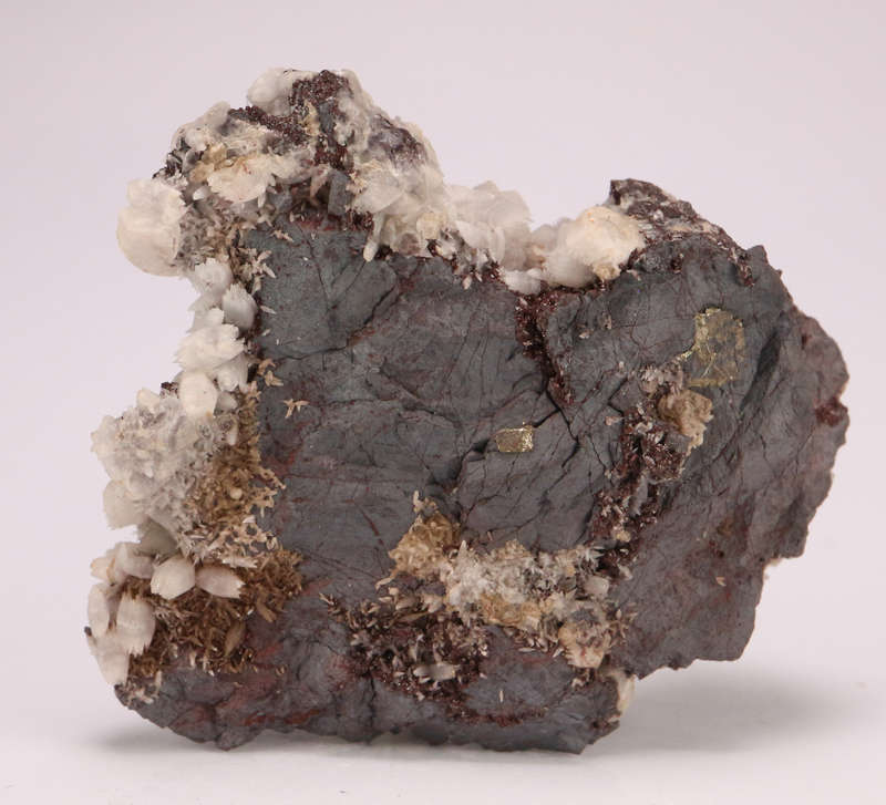 Calcite and Andradite on Matrix, N'Chwaning II, Northern Cape, South Africa