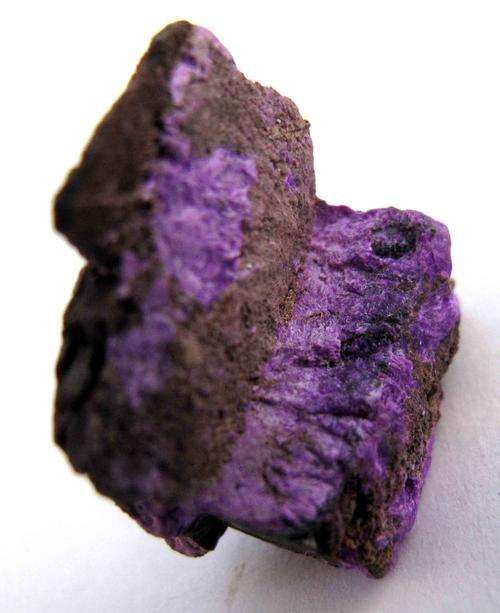 Crystallized Sugilite, N'Chwaning III, Kalahari Manganese Fields Northern Cape, South Africa