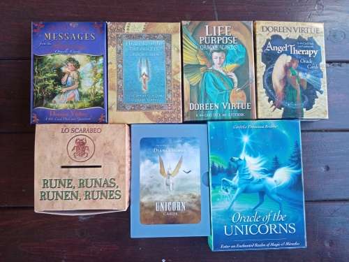 Doreen virtue Oracle cards collection and Runas