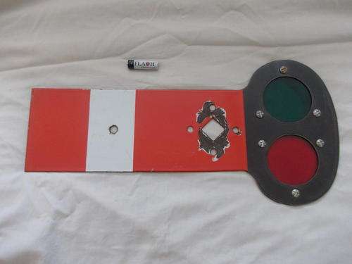 VINTAGE SAR SIGNAL ENAMEL SIGN