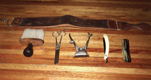 Old Barber set