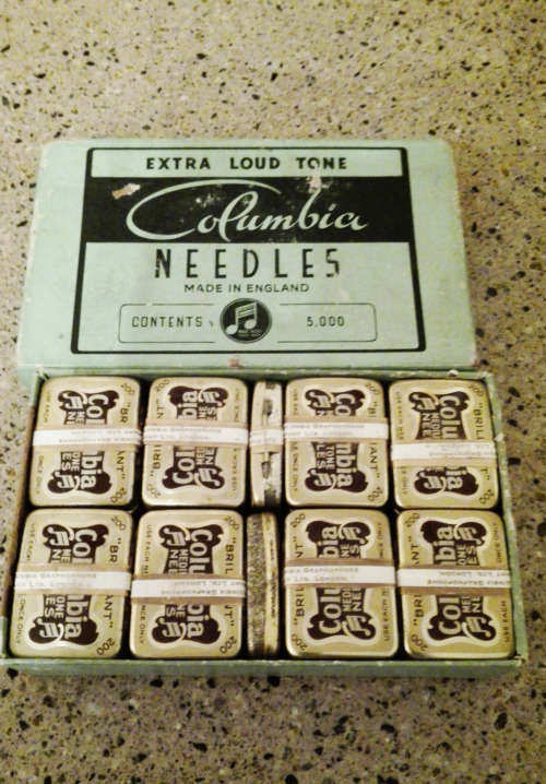 COLUMBIA GRAMOPHONE NEEDLES.