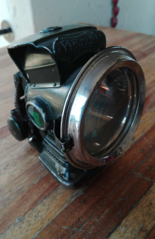 EARLY 20th CENTURY  BICYCLE OIL  LAMP.