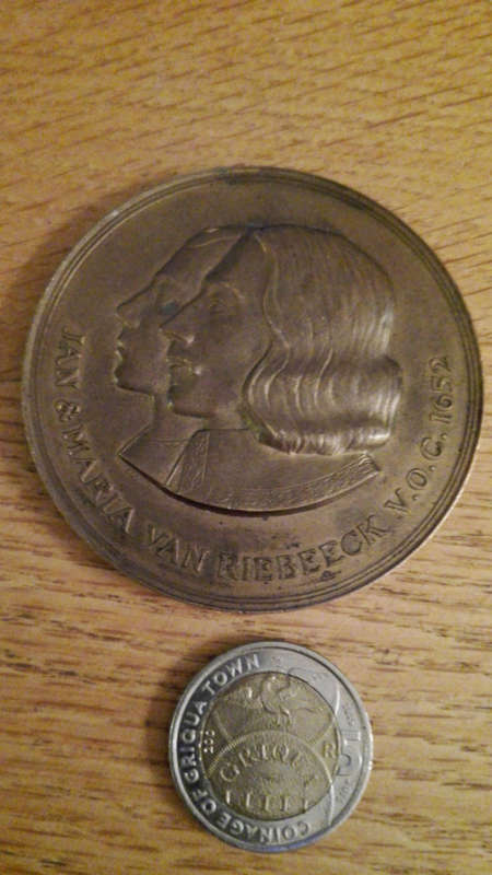 JAN VAN RIEBEECK  VOC. MEDALLION.