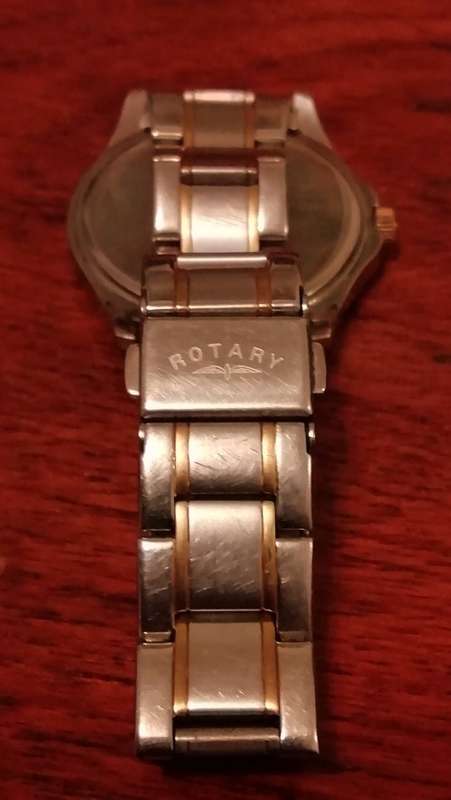 ROTARY SWISS MEN'S WATCH. WORKING CONDITION.