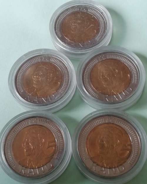MANDELA 90th BIRTHDAY COINS. 2008.