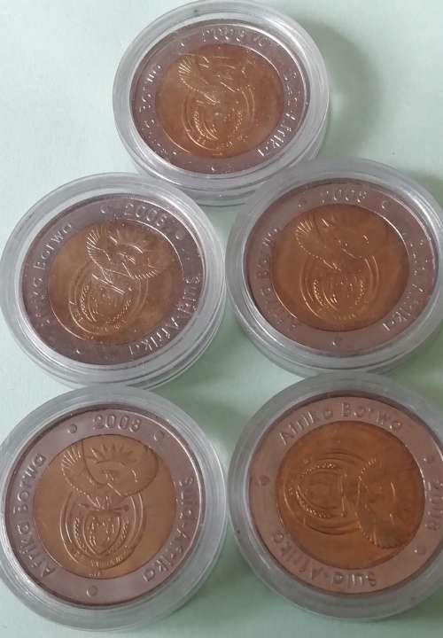 MANDELA 90th BIRTHDAY COINS. 2008.