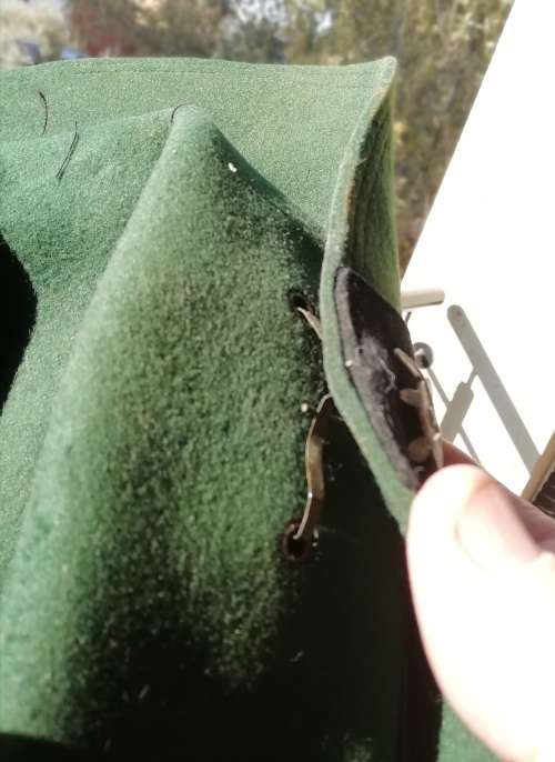 RHODESIAN AFRICAN RIFLES FELT HAT.DEFORMED//FLATTENED.