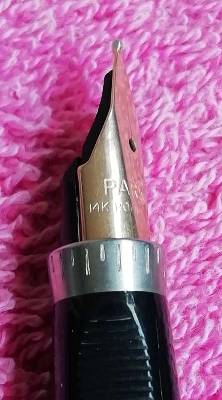 VINTAGE PARKER FOUNTAIN PEN, GOLD 14 CT NIB.