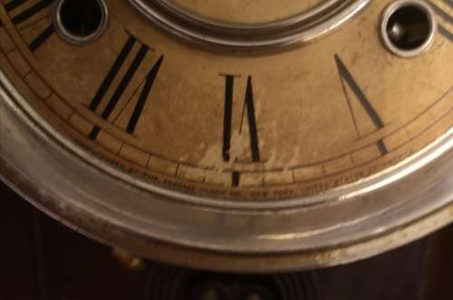 RARE ANSONIA CLOCK. ANTIQUE.