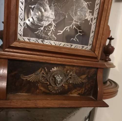 RARE ANSONIA CLOCK. ANTIQUE.