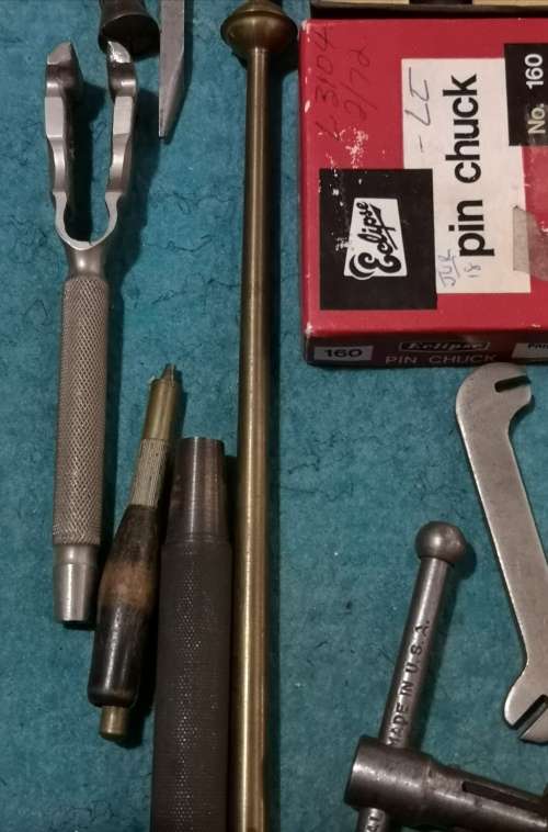 COLLECTION OF WATCH MAKER`S TOOLS.