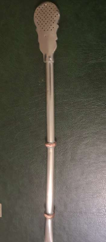 SILVER STRAW. MARKED .800