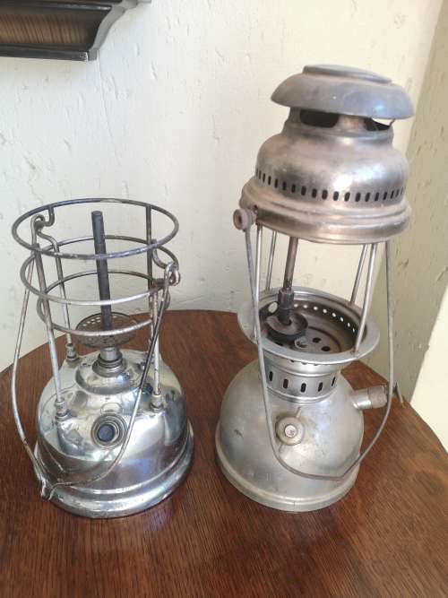 TILLEY AND BUTTERFLY PARAFFIN LAMP PARTS.