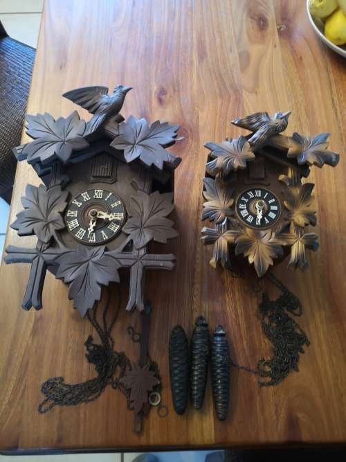 CUCKOO CLOCKS. REGULA,, GERMANY.