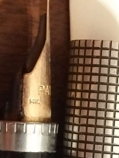 STERLING SILVER PARKER `65`FOUNTAIN PEN AND PENCIL SET.