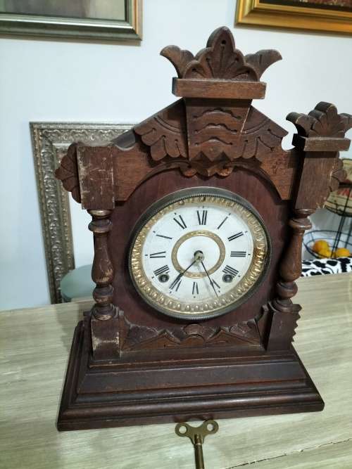 ANSONIA CLOCK. ANTIQUE. WORKING CONDITION. USA.