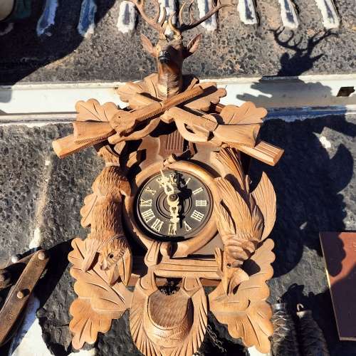 VINTAGE CUCKOO CLOCK. WEST GERMANY.