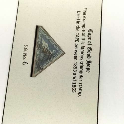 CAPE OF GOOD HOPE TRIANGLE STAMP. FOUR PENCE.