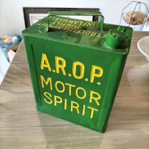 ANTIQUE PETROL CAN. REFURBISHED.