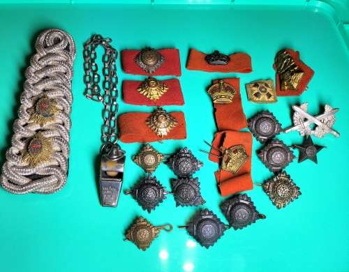 COLLECTION MILITARY BADGES.