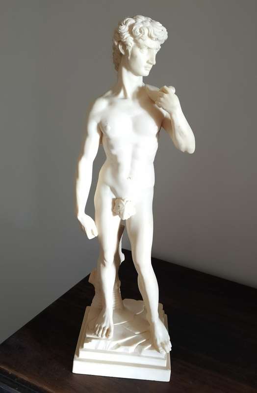 CLASSIC VINTAGE `DAVID` SCULPTURE, BY RUGERRI. .