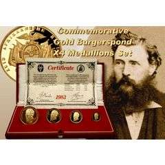 1983 BURGERSPOND GOLD SET   ***EXTREMELY RARE SET**