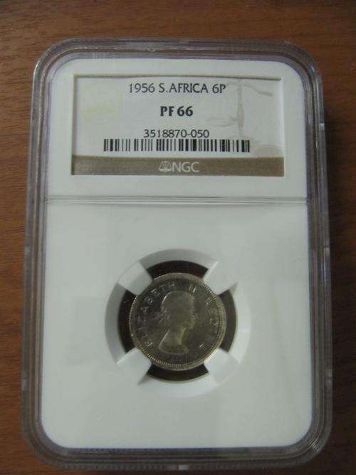 1956 S.AFRICA 6P **PF66**