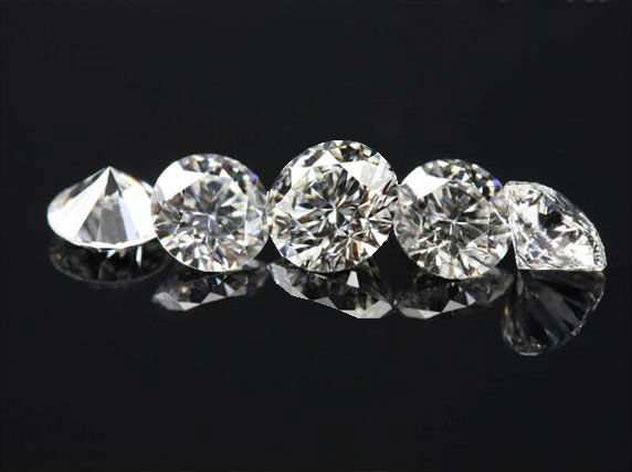 WOW!!! A Sparkly Set 5 Natural 1.75ct Round Brilliant Cut H/I Color SI2/SI3 Clarity Diamonds