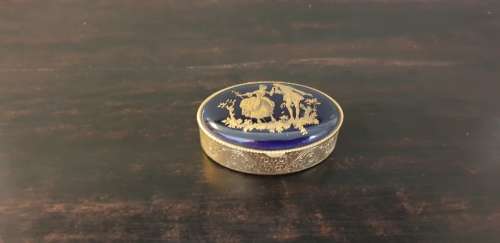 Small Porcelain Limoges Trinket Box