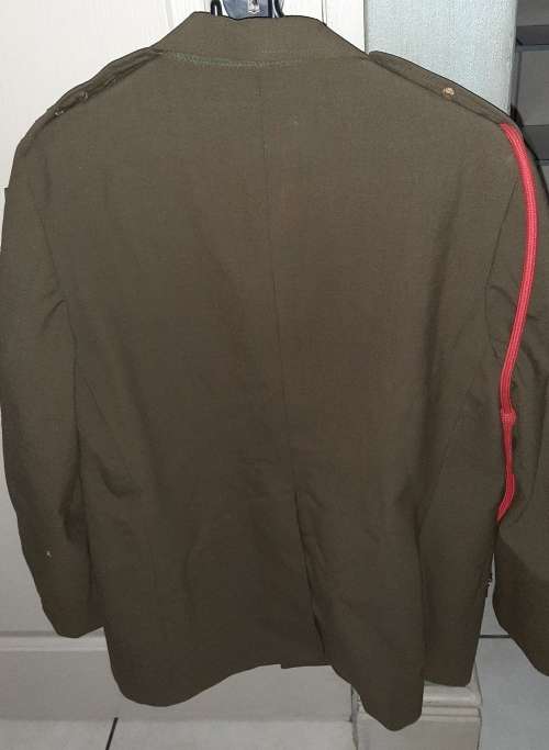 Military blazer with badges