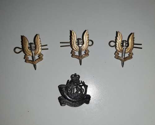 Lot of 4 old military pins