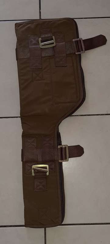 Old military rifle bag