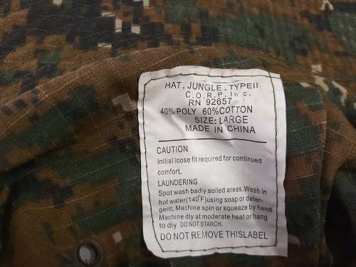Military jungle hat