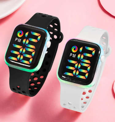 2pcs Kids Digital Watch