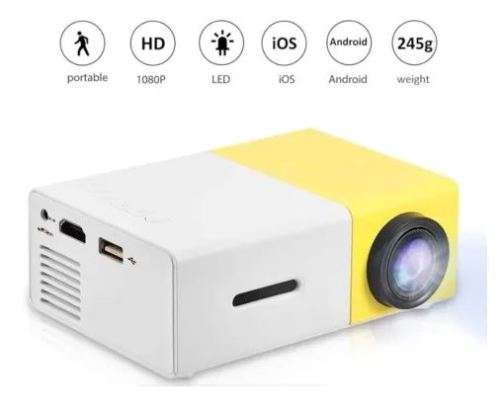Mini LED HD Projector Support Portable Office Home Cinema