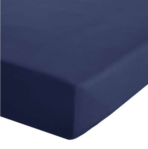 Queen Size Microfibre Fitted Sheet - Navy
