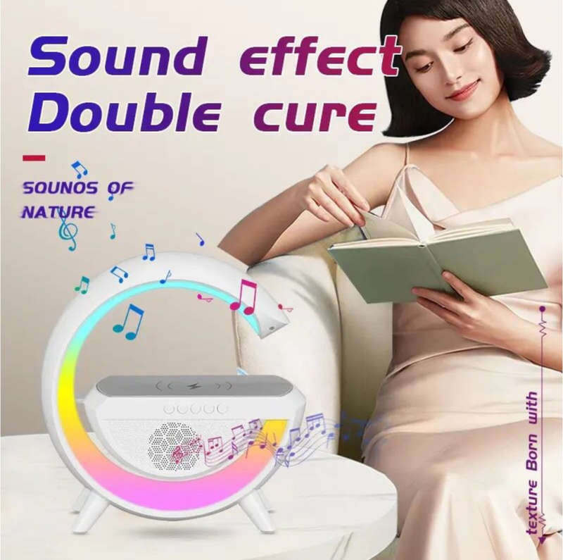 3-In-1 Led Wireless Charging Speaker