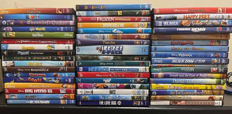 ASSORTED ANIMATION DVDs