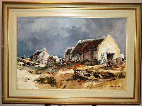 Andre de Beer Original Oil Painting 1974