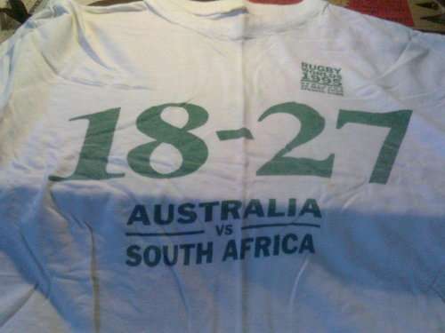 1995 RUGBY WORLD CUP OPENING MATCH T SHIRT