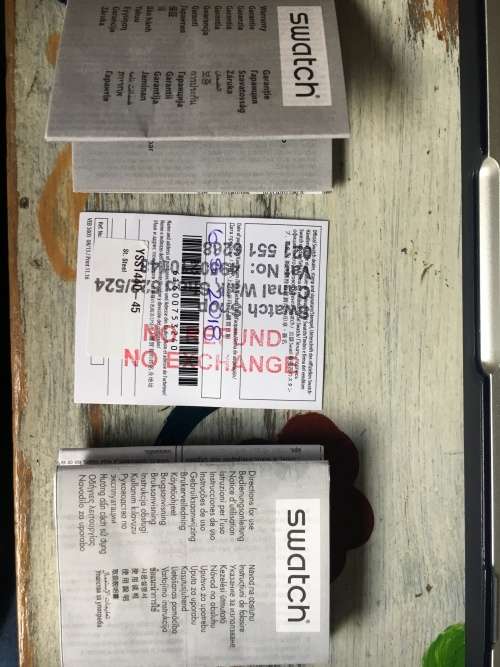 Limited Edition Swatch Irony Purple - **Brand New ,International 2year Warranty**