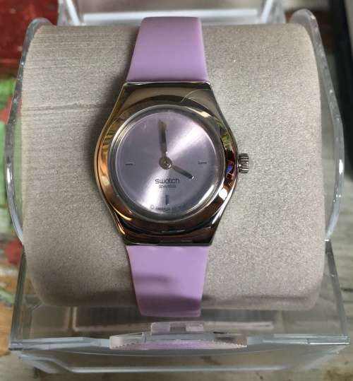 Limited Edition Swatch Irony Purple - **Brand New ,International 2year Warranty**