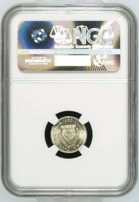UNION OF SOUTH AFRICA 1960 THREEPENCE GRADED MS66 BY NGC