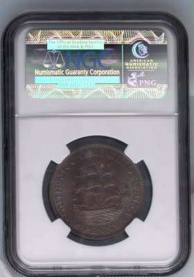 UNION OF SOUTH AFRICA 1926 PENNY GRADED MS63 BN BY NGC