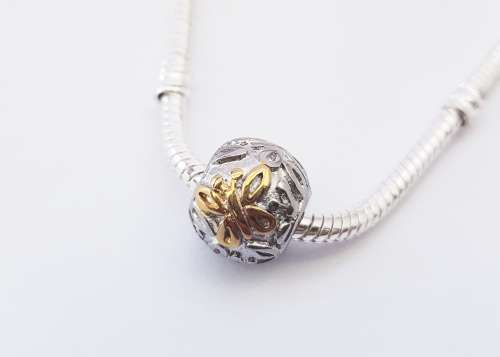 Pandora bead - Two toned