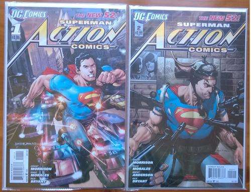 Action Comics. Comic set/lot. Issues #1-2. DC New 52.
