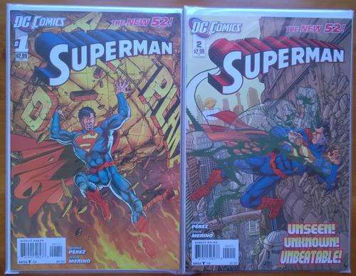 Superman. Comic set/lot. Issues #1-2. DC New 52.