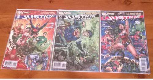 Justice League. Comic set/lot. Issues #1-3. DC New 52.